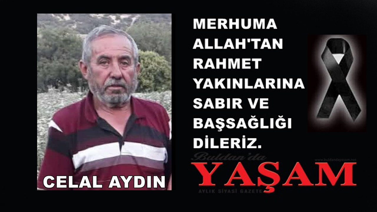 29 AĞUSTOS 2025 –  CELAL AYDIN