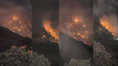 YANGIN TÜM ŞİDDETİYLE DEVAM EDİYOR