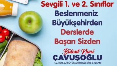 BÜYÜKŞEHİR’DEN ÖĞRENCİLERE BESLENME DESTEĞİĞİ