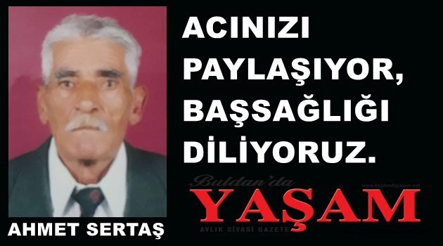 24 MART 2019 - AHMET SERTAŞ