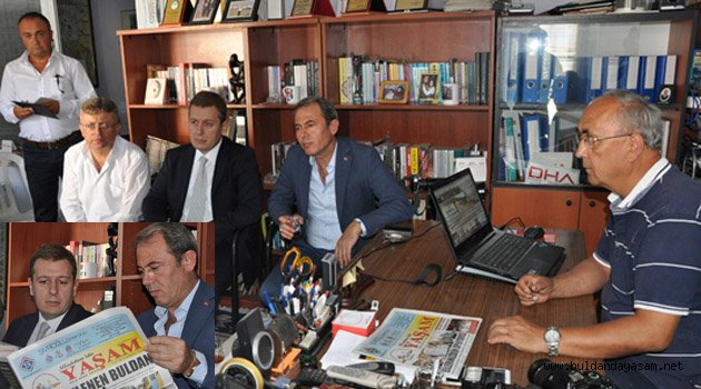 AKP YENİ DENİZLİ İL BAŞKANI NECİP FİLİZ VE ŞAHİN TİN’DEN GAZETEMİZE ZİYARET..