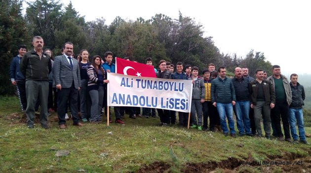 ANADOLU LİSESİNDEN AFRİN İÇİN HATIRA ORMANI