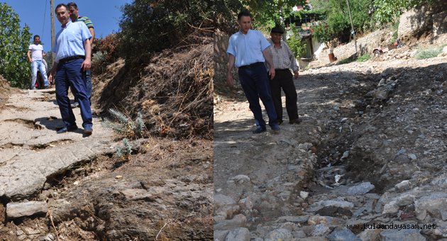 BAŞKAN GÜLBAY SEL BÖLGESİNDE İNCELEMELERDE BULUNDU.