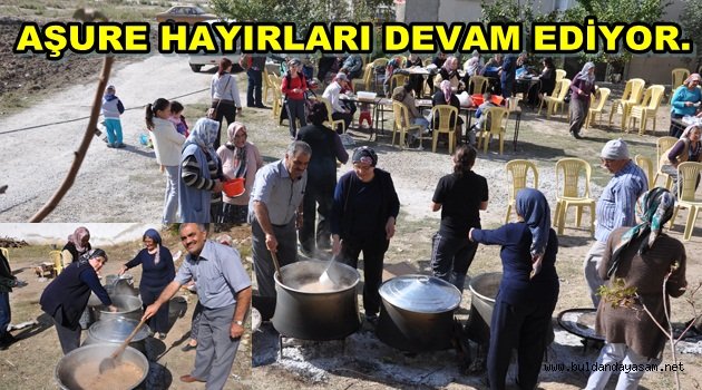 BİR AŞURE HAYIRI DA YENİ MAHALLEDEN..