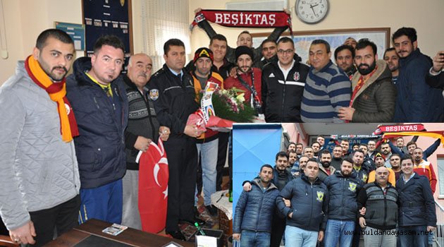BİR ZİYARET DE TARAFTAR GRUPLARINDAN …