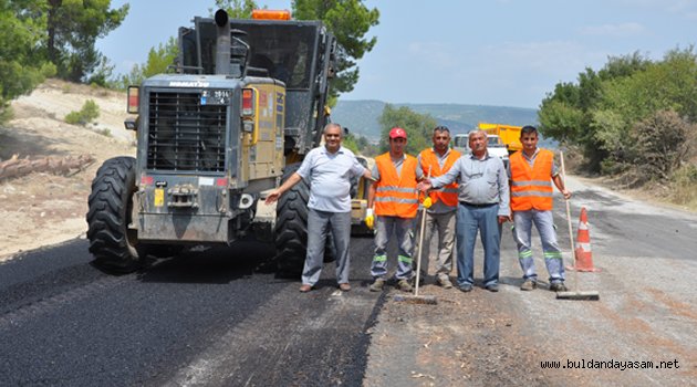 BÖLMEKAYA YOLU GENİŞLETİLİYOR.