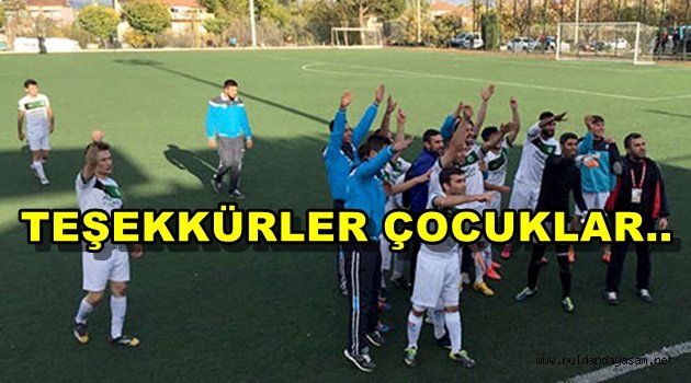 BULDAN BELEDİYESPOR MUCİZEYİ BAŞARDI.