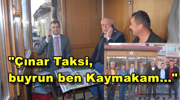 ÇINAR TAKSİ DURAĞI AÇILDI.