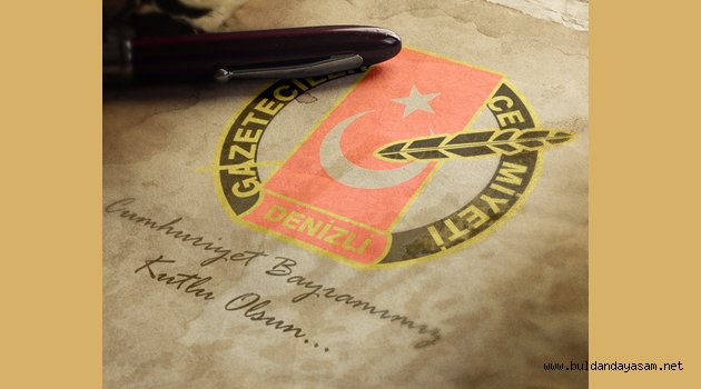 DENİZLİ GAZETECİLER CEMİYETİNDEN CUMHURİYET BAYRAMI KUTLAMASI.