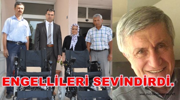 DR. HİMMET ÇELİKKIRAN’DAN İKİ ADET AKÜLÜ ENGELLİ ARABASI…