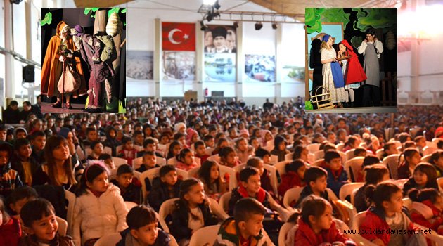 ETİ ÇOCUK TİYATROSU İLE ÇOCUKLAR TİYATROYU ÇOK SEVDİLER