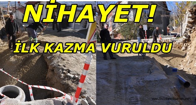 GİRNE MAHALLESİ’NDE ALT YAPI ÇALIŞMALARI BAŞLADI.