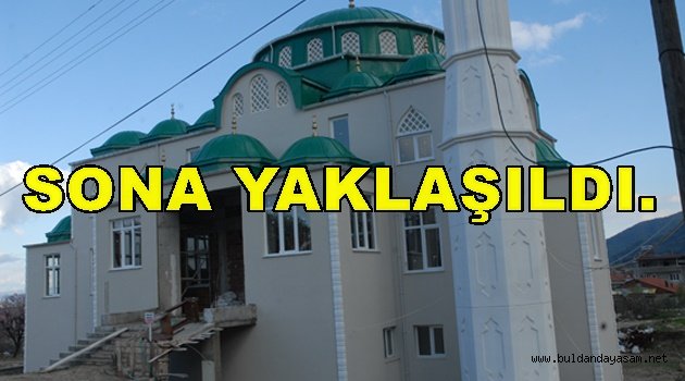 GÖLBAŞI CAMİİ HEMEN HEMEN BİTTİ.