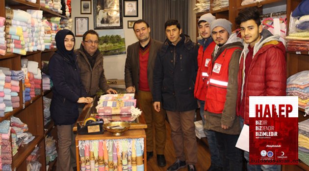 HALEP’TEKİ MAĞDURLAR İÇİN YARDIM KAMPANYASI AÇILDI.