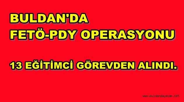 İLÇE MİLLİ EĞİTİM’DE GÖREVDEN ALMALAR VAR.