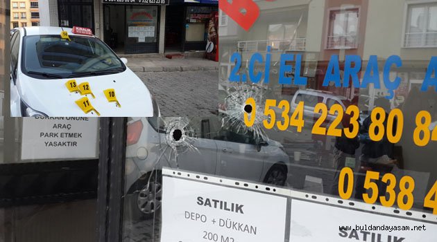 İŞYERİ KURŞUNLANDI.