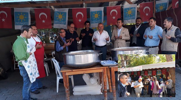 İYİLER AŞURE HAYRI YAPTI