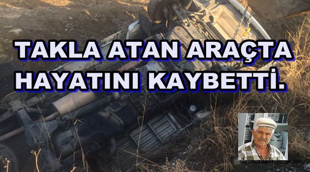 KAYGAN YOLDA FECİ KAZA.