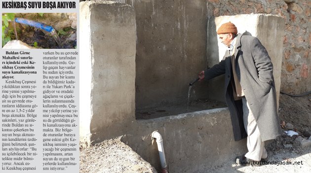 KESİKBAŞ’A VATANDAŞ SAHİP ÇIKTI.