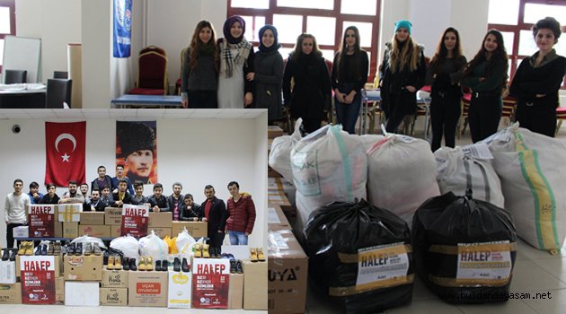 KYK VE KIZILAY’DAN HALEP’E 3 YARDIM TIRI…