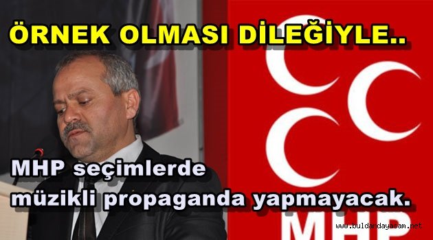 MHP’DEN ALKIŞLANACAK BİR HAREKET.