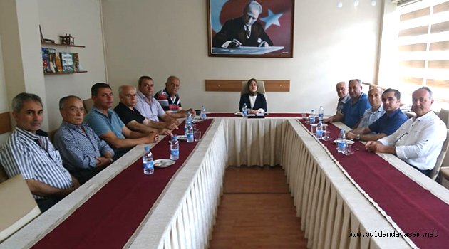 MUHTARLAR İNCESU’YU ZİYARET ETTİ