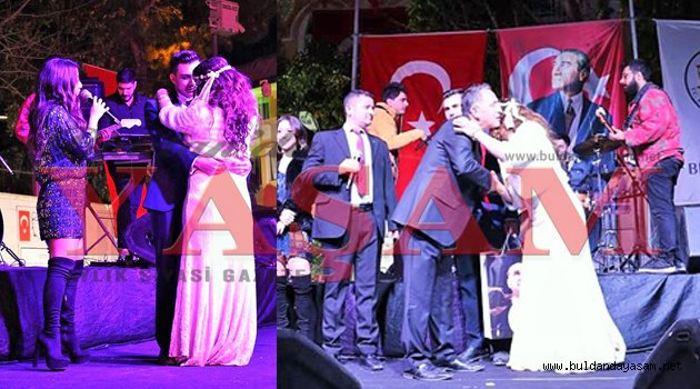 NİHAN AKIN KONSERİNE GELİN DAMAT SÜRPRİZİ