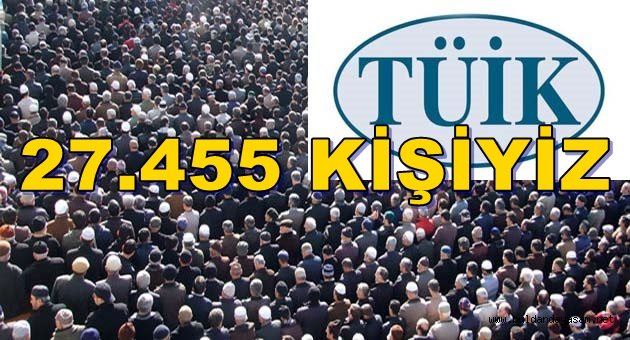 NÜFUSUMUZ AZALDI.