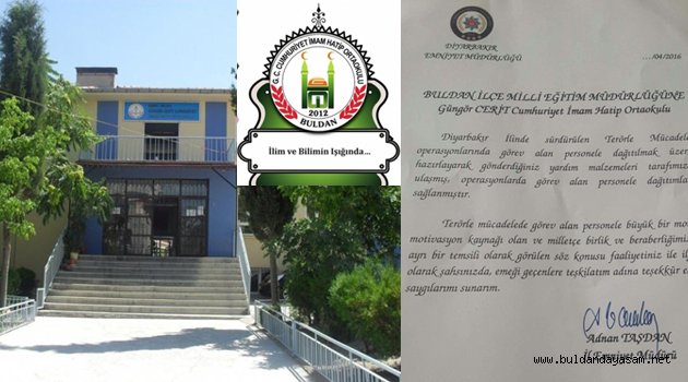 ÖĞRENCİLERDEN POLİSE DESTEK..