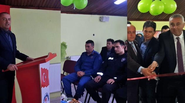 OKUMA SALONU TÖRENLE AÇILDI