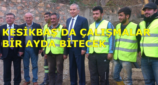 OSMAN ZOLAN KESİKBAŞ’DA İNCELEMELERDE BULUNDU.