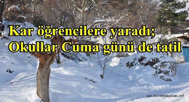 PAZARTESİ'YE KADAR  OKUL YOK.