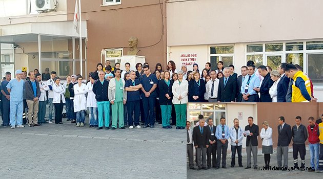 SAĞLIK ÇALIŞANLARINDAN TERÖRE LANET AÇIKLAMASI