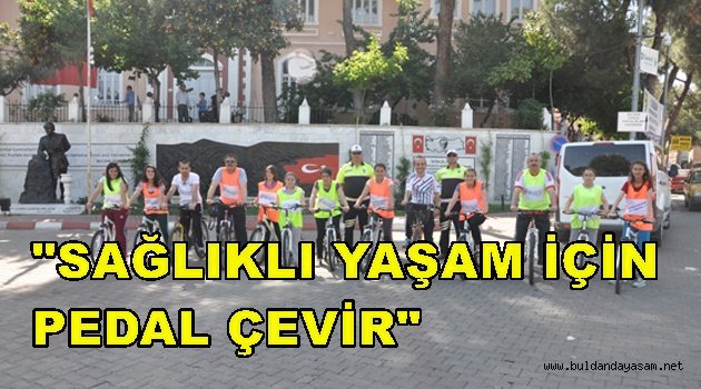 SAĞLIK İÇİN PEDAL ÇEVİRDİLER.