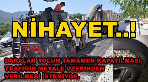 SICAK ASFALT ÇALIŞMALARI BAŞLADI.