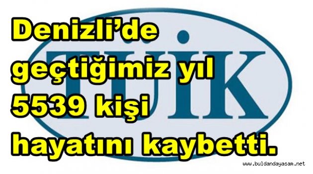 TÜİK DENİZLİ ÖLÜM İSTATİSTİKLERİNİ YAYINLADI.