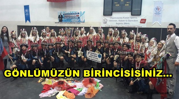 TÜRKİYE ÜÇÜNCÜSÜ OLDULAR.