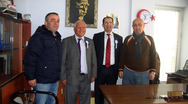 VERGİ DAİRESİ MÜDÜRÜ VE MÜDÜR YARDIMCISI GAZETEMİZİ ZİYARET ETTİ.