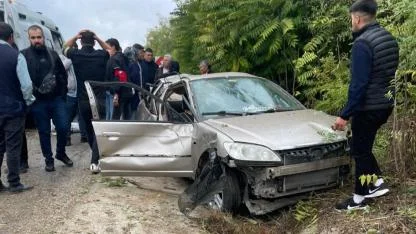 DÜĞÜN KONVOYUNDA KAZA
