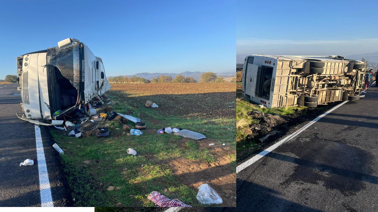 İŞÇİ SERVİSİ KAZASINDA ÇOK SAYIDA YARALI VAR