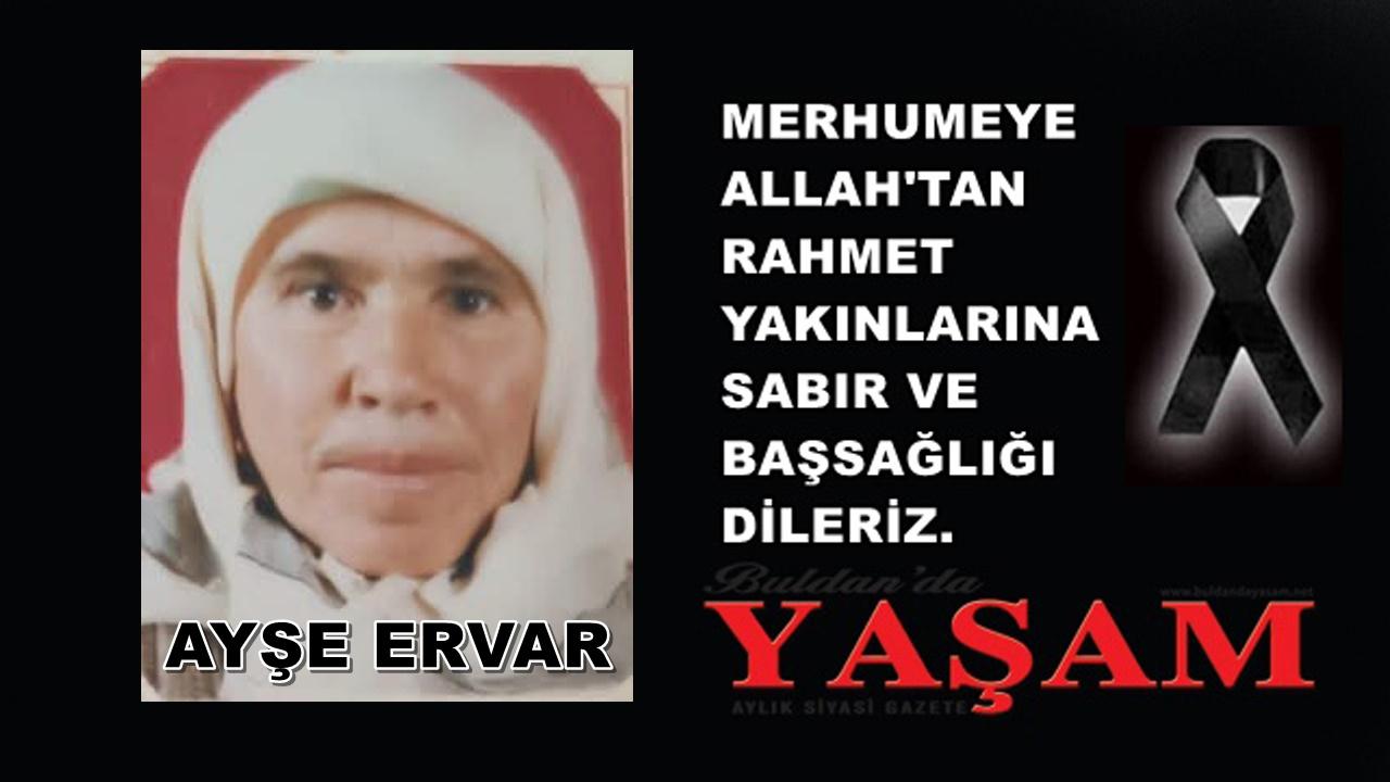 15 KASIM 2025 - AYŞE ERVAR