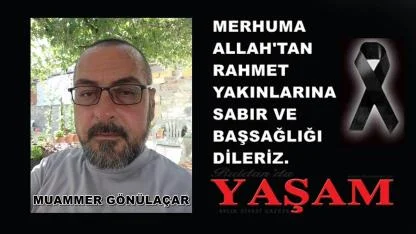 24 KASIM 2025 – MUAMMER GÖNÜLAÇAR