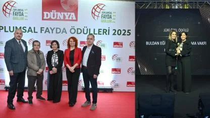 BULDAN VAKFI’NA DÜNYA GAZETESİ’NDEN “TOPLUMSAL FAYDA JÜRİ ÖZEL ÖDÜLÜ”