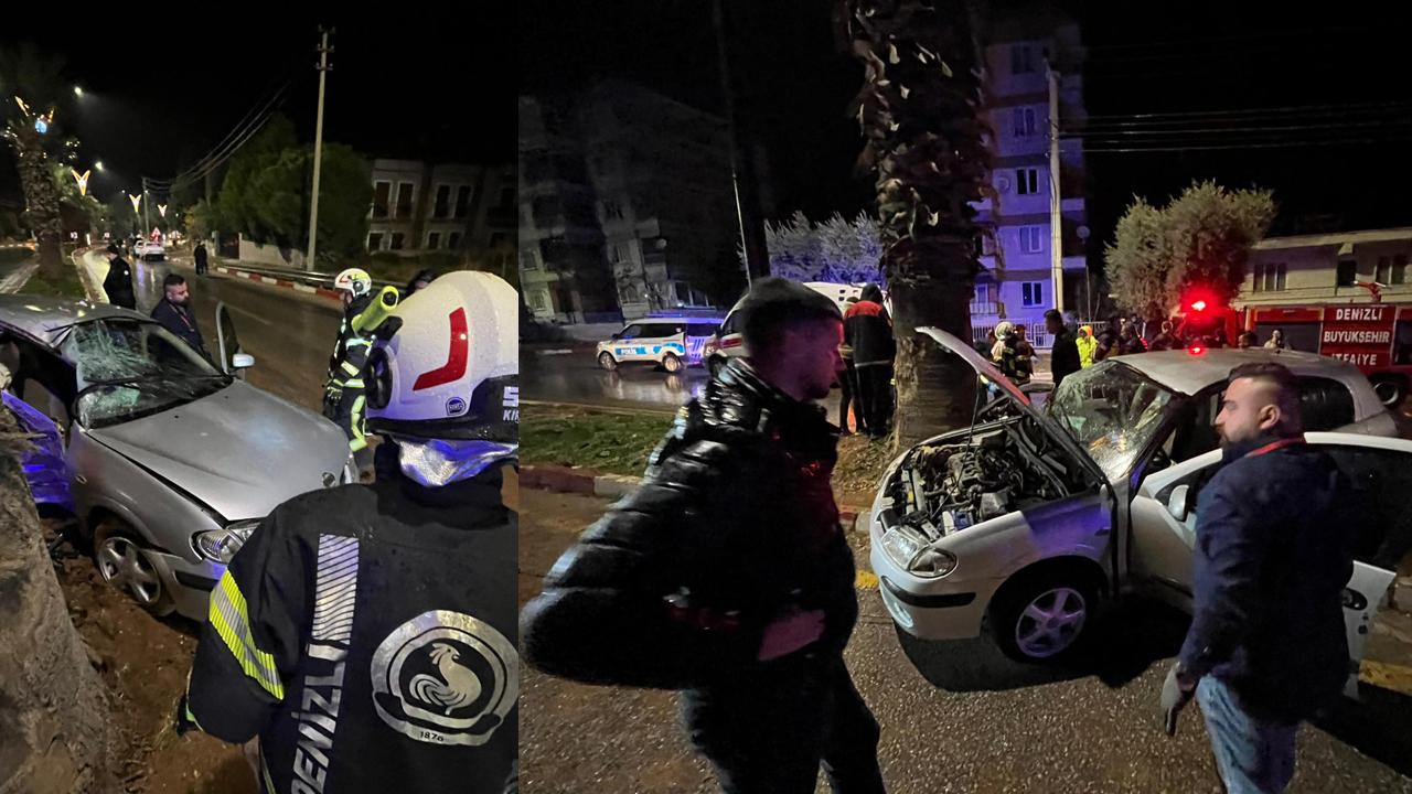 AKÇEŞME MEVKİİNDE KAZA UCUZ ATLATILDI