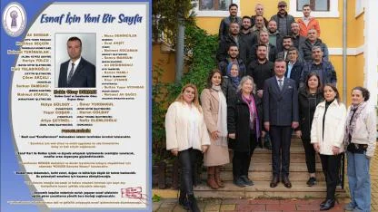 ESNAF ODASI BAŞKAN ADAYI HAKKI OLCAY BURNAZ YÖNETİM KURULU ÜYELERİNİ AÇIKLADI