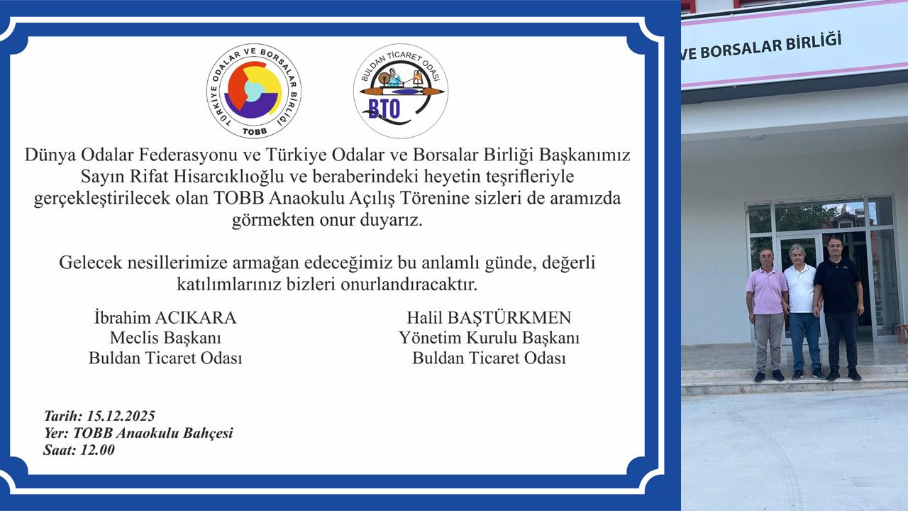 HİSARCIKLIOĞLU BULDAN’A GELİYOR