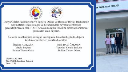 HİSARCIKLIOĞLU BULDAN’A GELİYOR