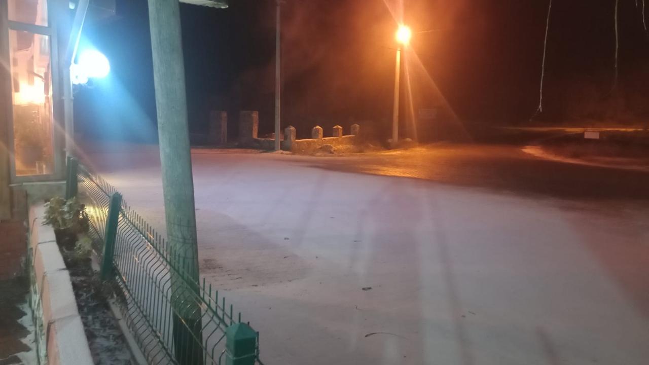 YAYLA'DA KAR YAĞIŞI BAŞLADI