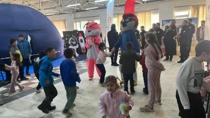 BÜYÜKŞEHİR ÇOCUKLARI SEVİNDİRDİ