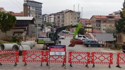 YAĞMUR SUYU HATTINDA İKİNCİ ETAP BAŞLADI